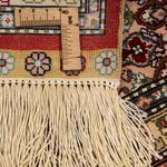 Silk Rug - Chinese Silk - 183 x 122 cm - dark red