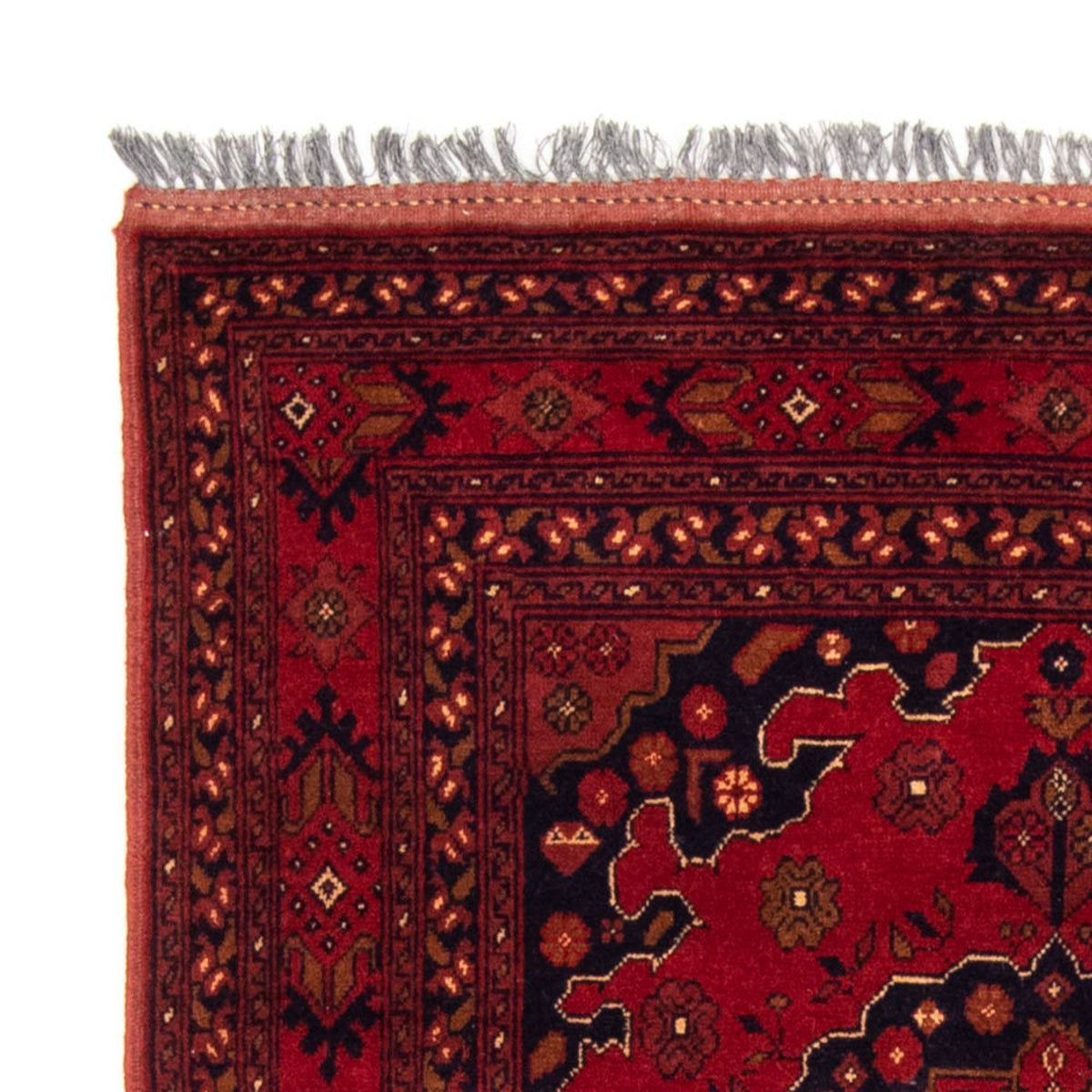 Afghan Rug - Kunduz - 200 x 120 cm - red