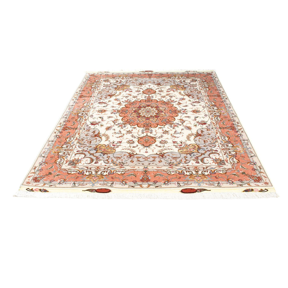 Perser Rug - Tabriz - Royal - 196 x 153 cm - beige