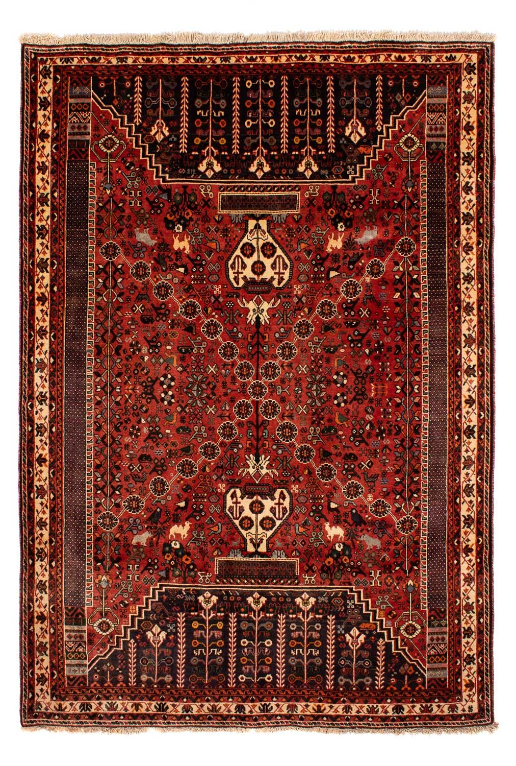 Perser Rug - Nomadic - 297 x 207 cm - dark red