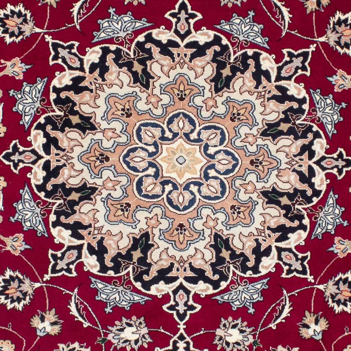 Perser Rug - Tabriz - Royal - 204 x 153 cm - dark red