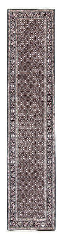 Runner Perser Rug - Tabriz - 391 x 76 cm - grey