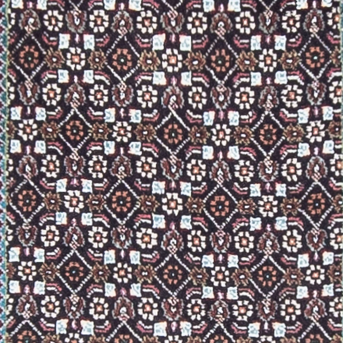 Runner Perser Rug - Tabriz - 381 x 66 cm - grey