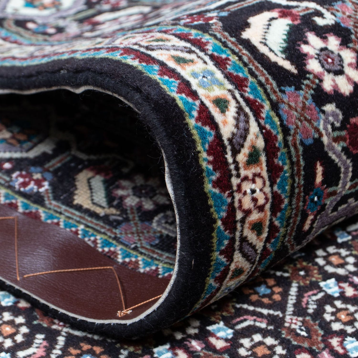 Runner Perser Rug - Tabriz - 388 x 77 cm - grey