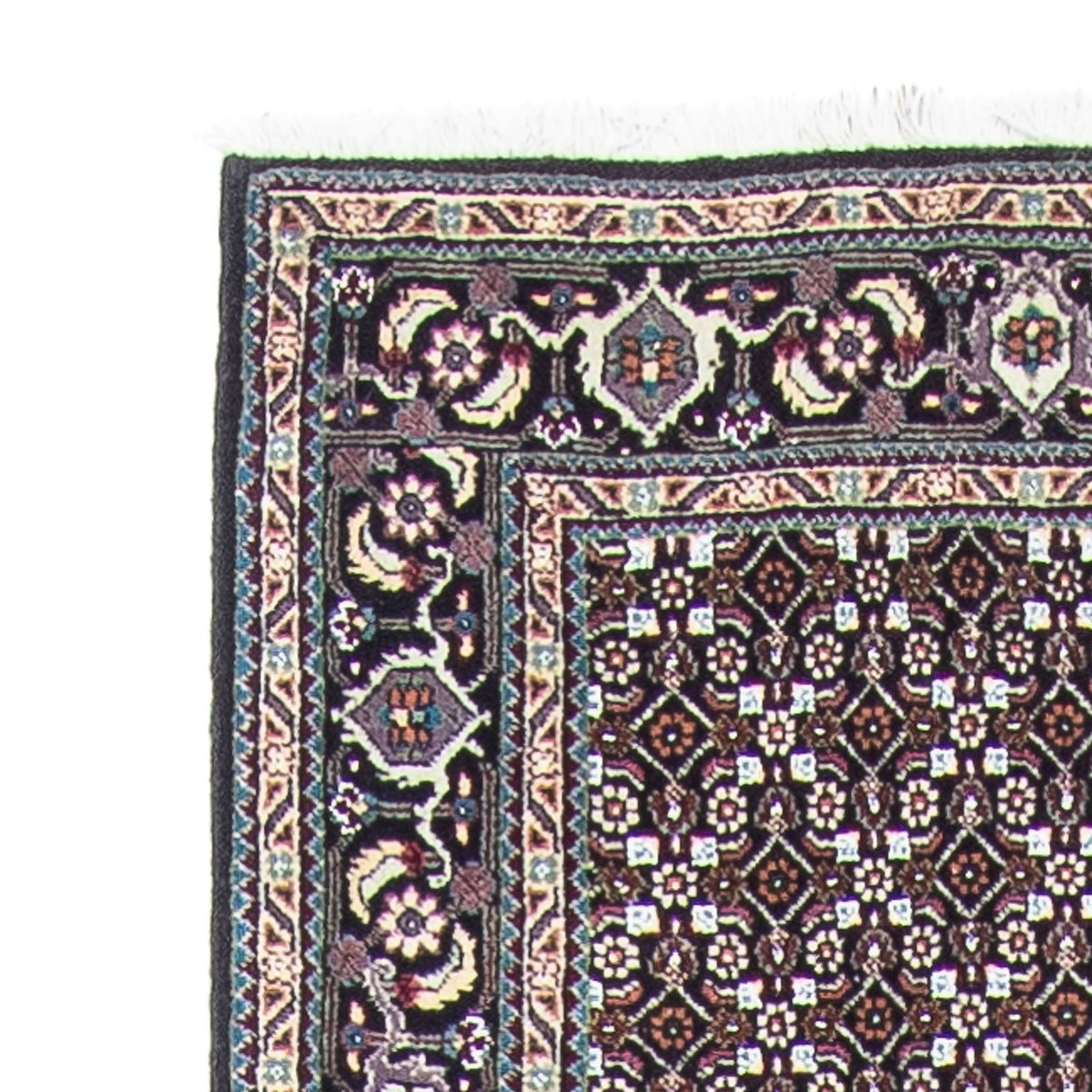 Runner Perser Rug - Tabriz - 389 x 74 cm - grey