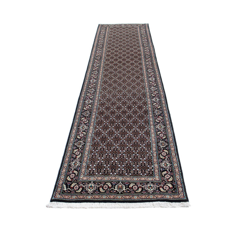 Runner Perser Rug - Tabriz - 389 x 74 cm - grey
