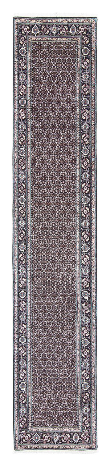 Runner Perser Rug - Tabriz - 390 x 75 cm - grey