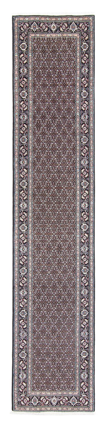 Runner Perser Rug - Tabriz - 390 x 74 cm - grey