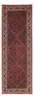 Runner Perser Rug - Bidjar - 209 x 74 cm - dark red