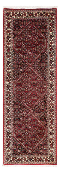 Runner Perser Rug - Bidjar - 209 x 74 cm - dark red
