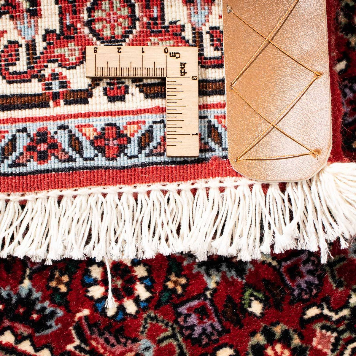 Runner Perser Rug - Bidjar - 198 x 74 cm - dark red