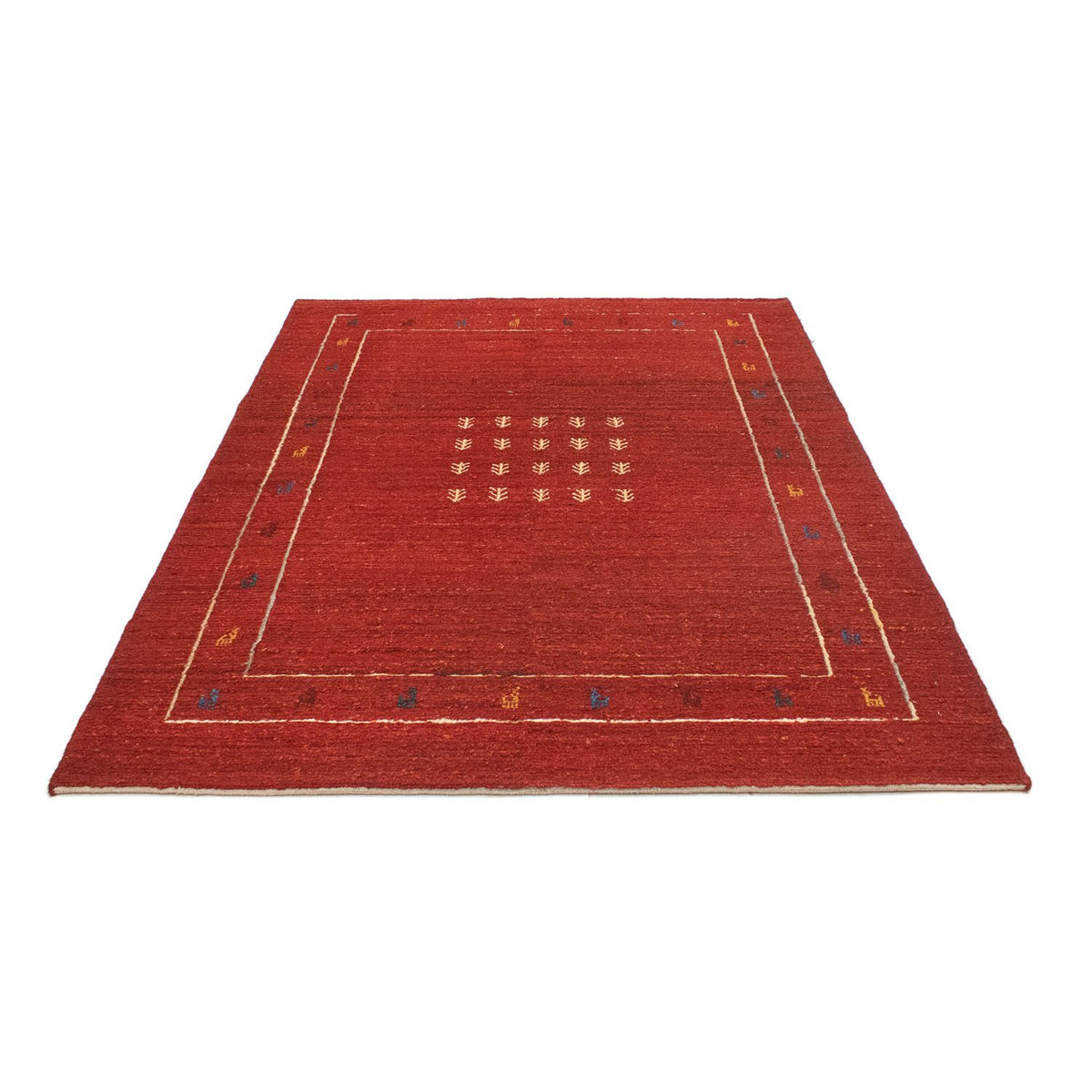 Gabbeh Rug - Perser - 194 x 146 cm - red