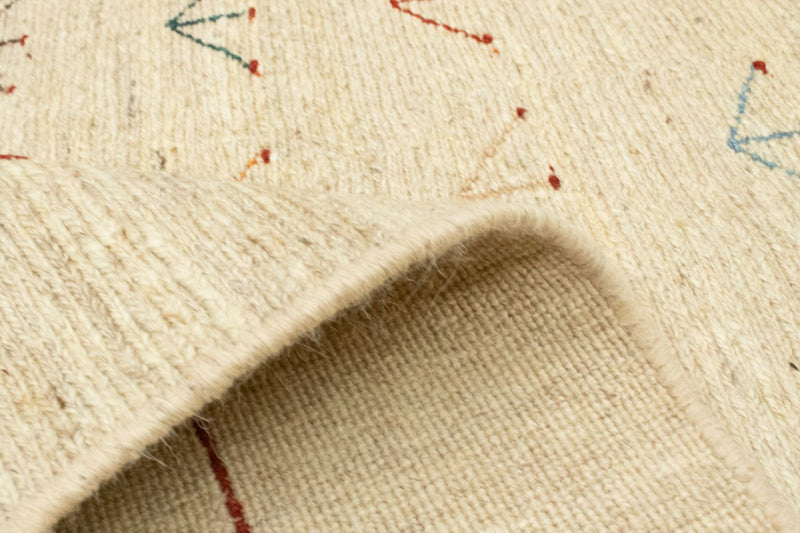 Persian Gabbeh Rug 195x144cm - Perserteppich Wollteppich