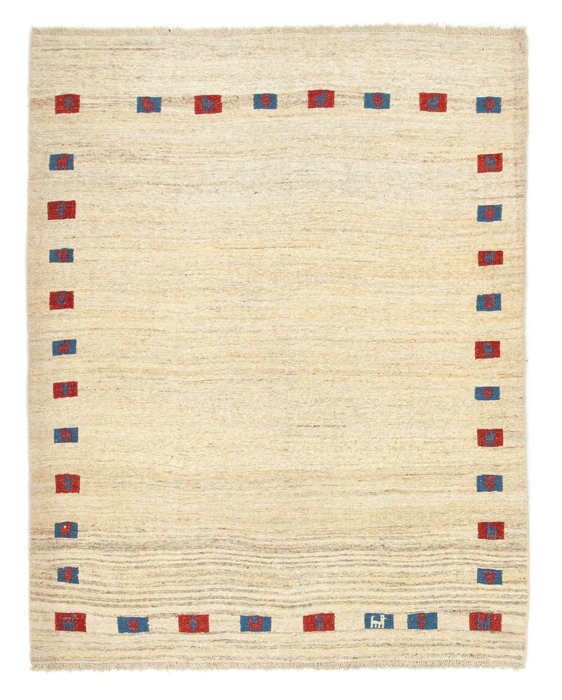 Gabbeh Rug - Perser - 196 x 156 cm - beige