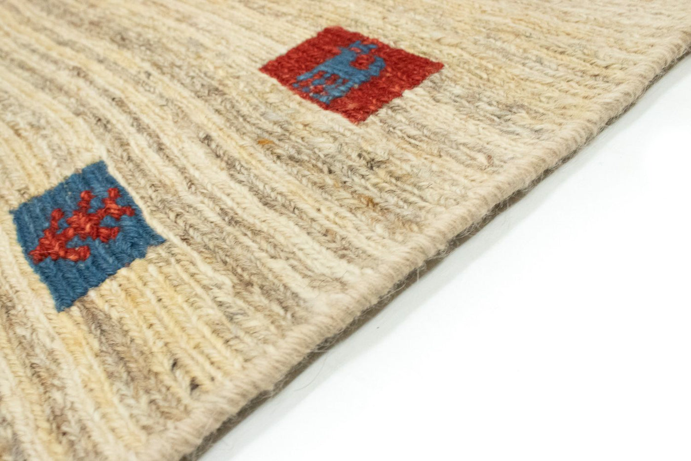 Persian Gabbeh Rug 196x156cm - Perserteppich Wollteppich
