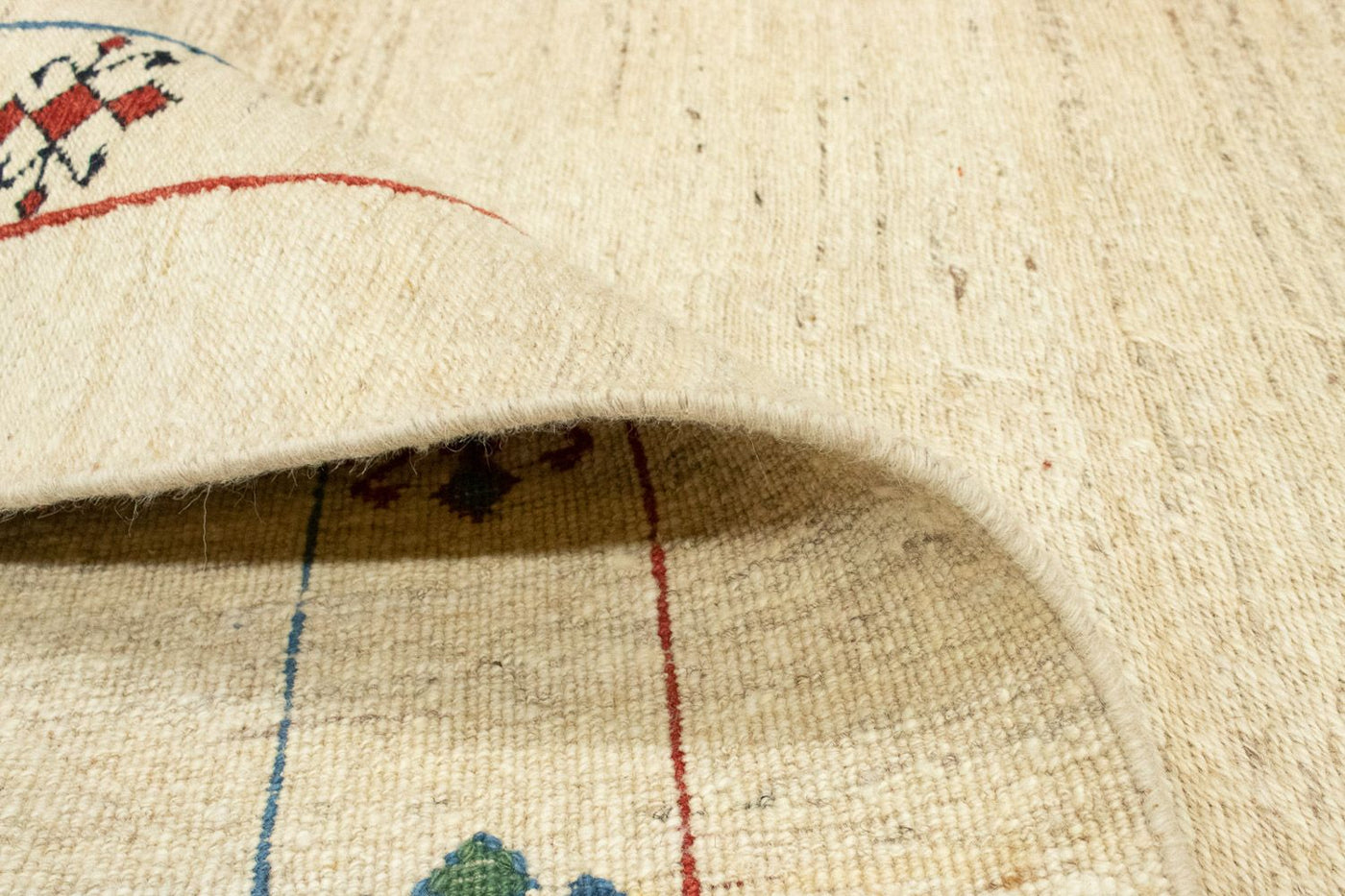 Persian Gabbeh Rug 206x147cm - Perserteppich Wollteppich