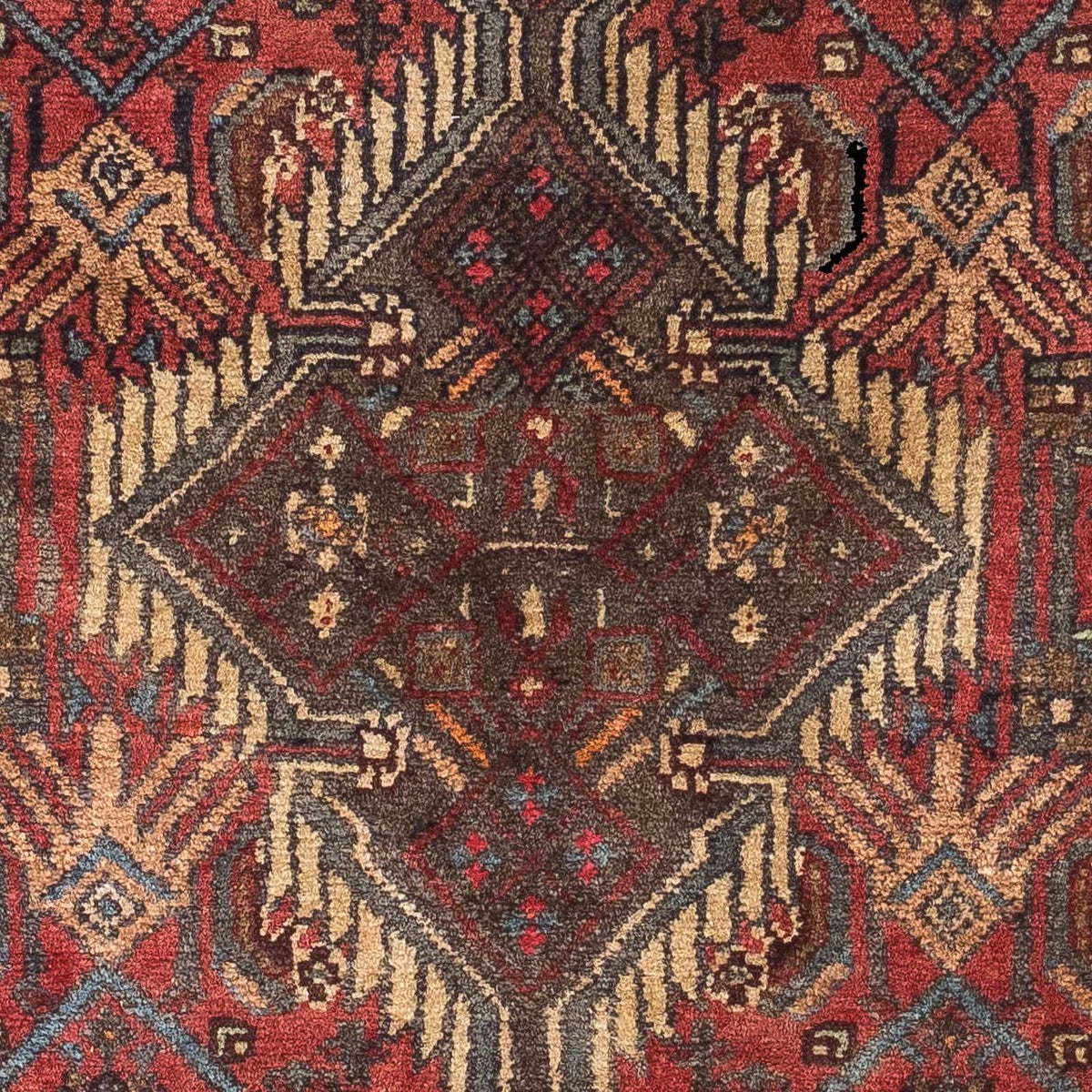 Perser Rug - Nomadic - 116 x 77 cm - dark red