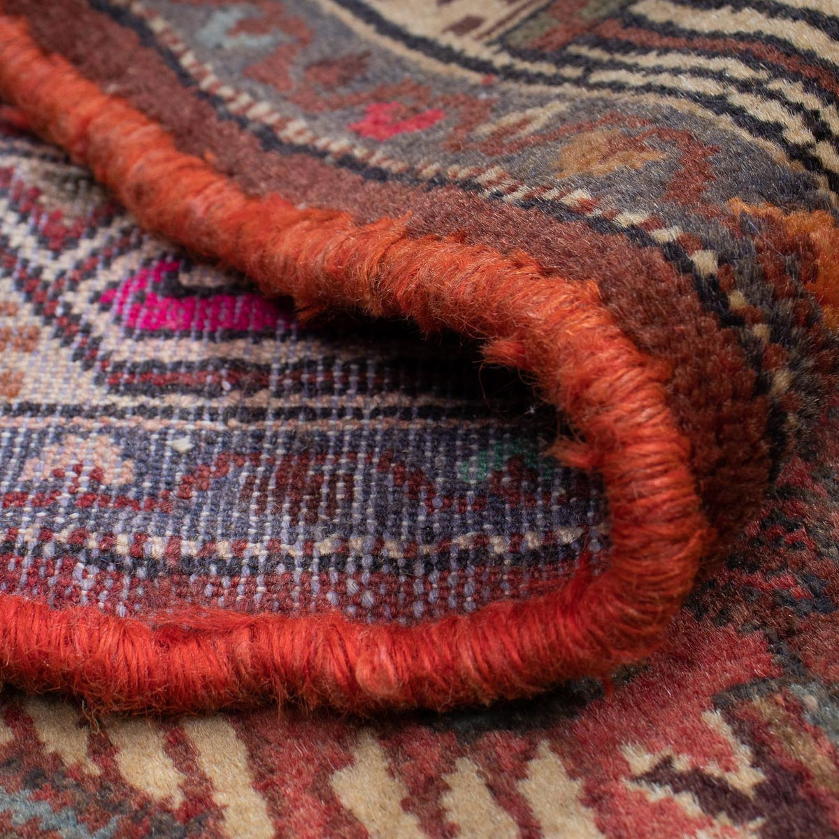 Perser Rug - Nomadic - 116 x 77 cm - dark red