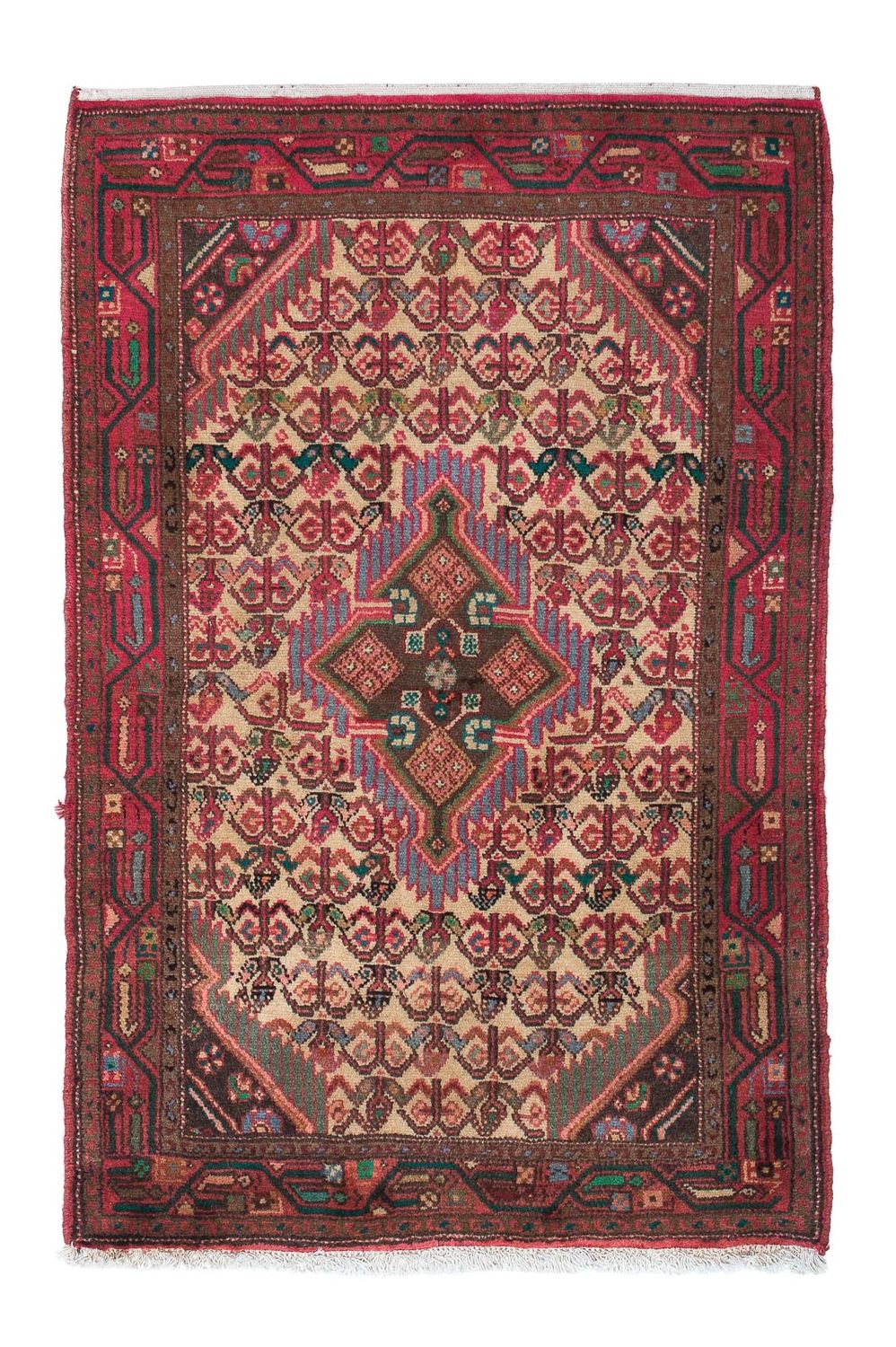 Perser Rug - Nomadic - 125 x 81 cm - beige