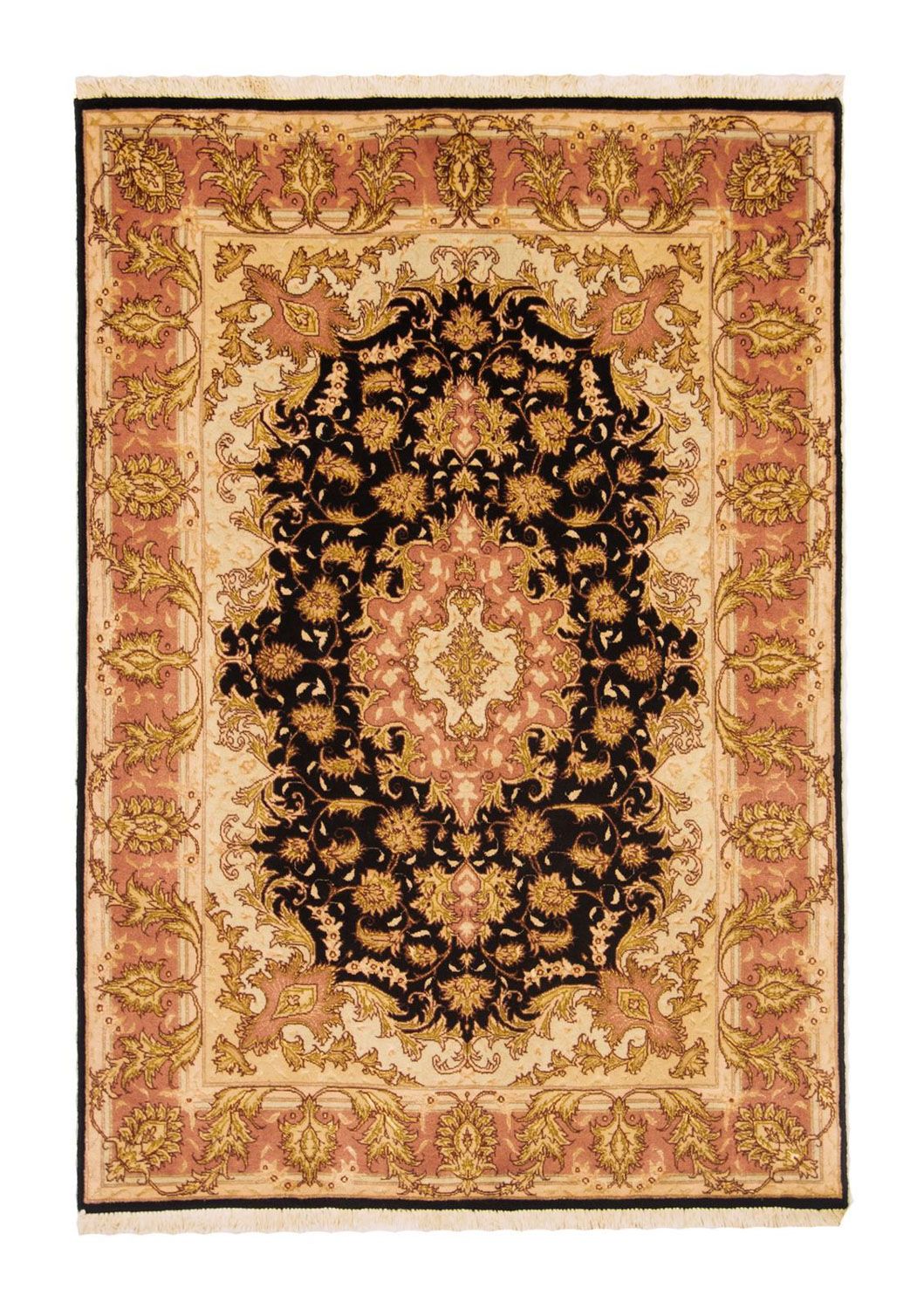 Perser Rug - Tabriz - Royal - 154 x 94 cm - black