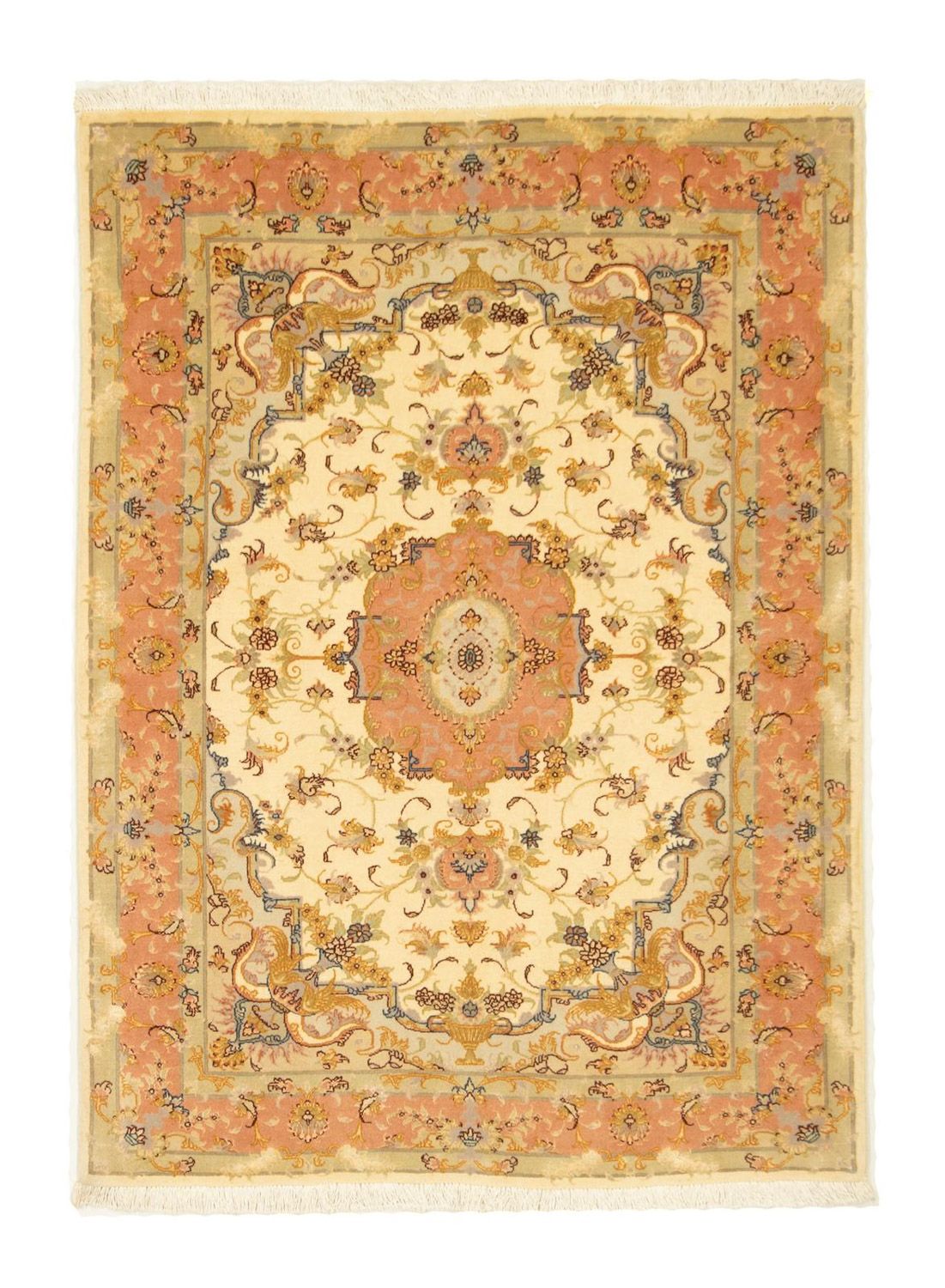 Perser Rug - Tabriz - Premium - 140 x 104 cm - beige