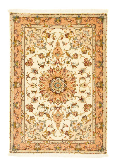 Tabriz - 50 Raj Rug 100x158cm - Persian Rugs - beige