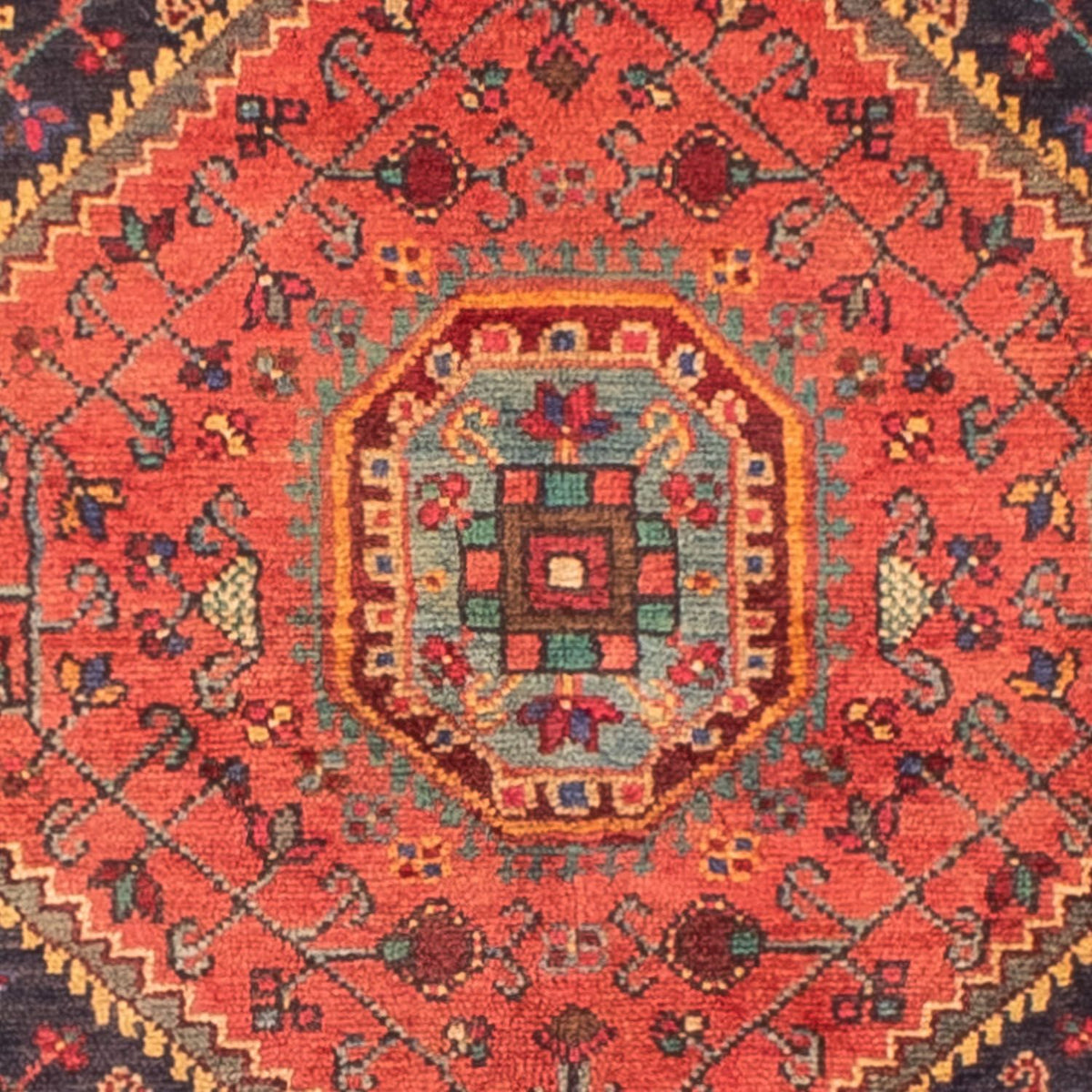 Perser Rug - Nomadic - 218 x 130 cm - dark blue