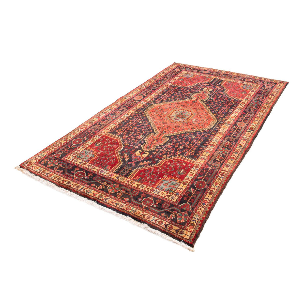 Perser Rug - Nomadic - 218 x 130 cm - dark blue