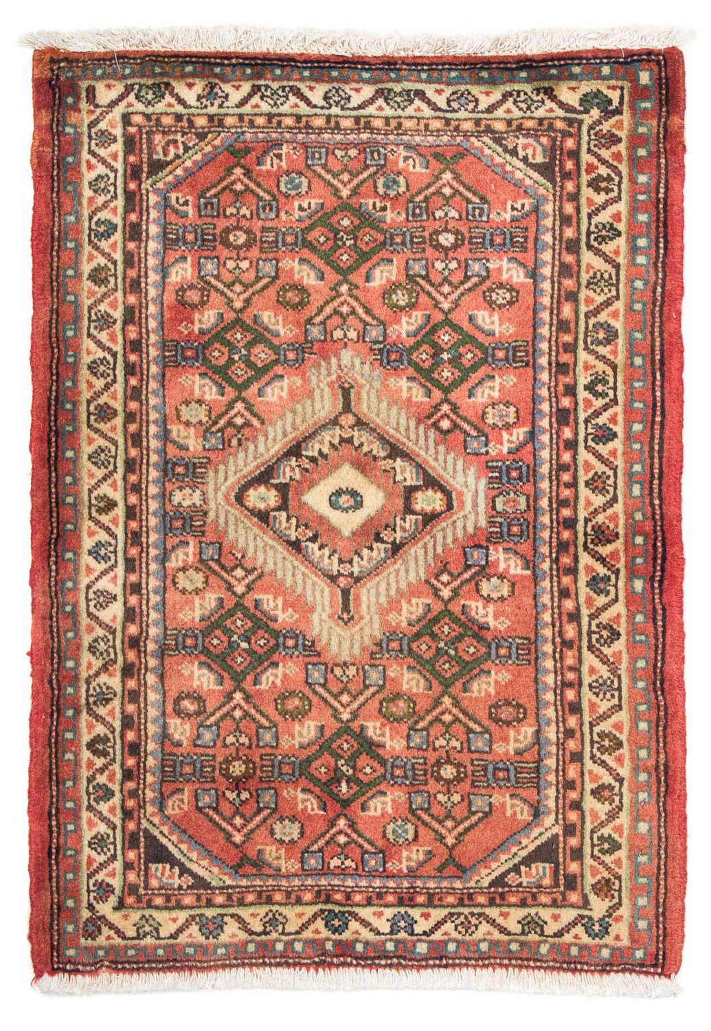Perser Rug - Nomadic - 87 x 62 cm - light red