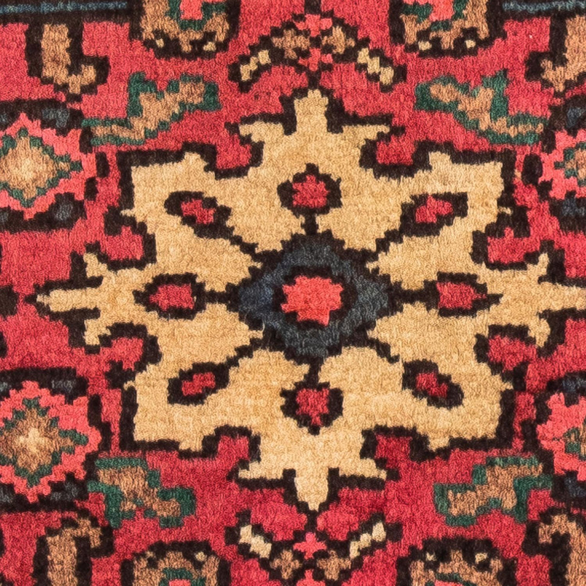 Perser Rug - Nomadic - 91 x 70 cm - dark red