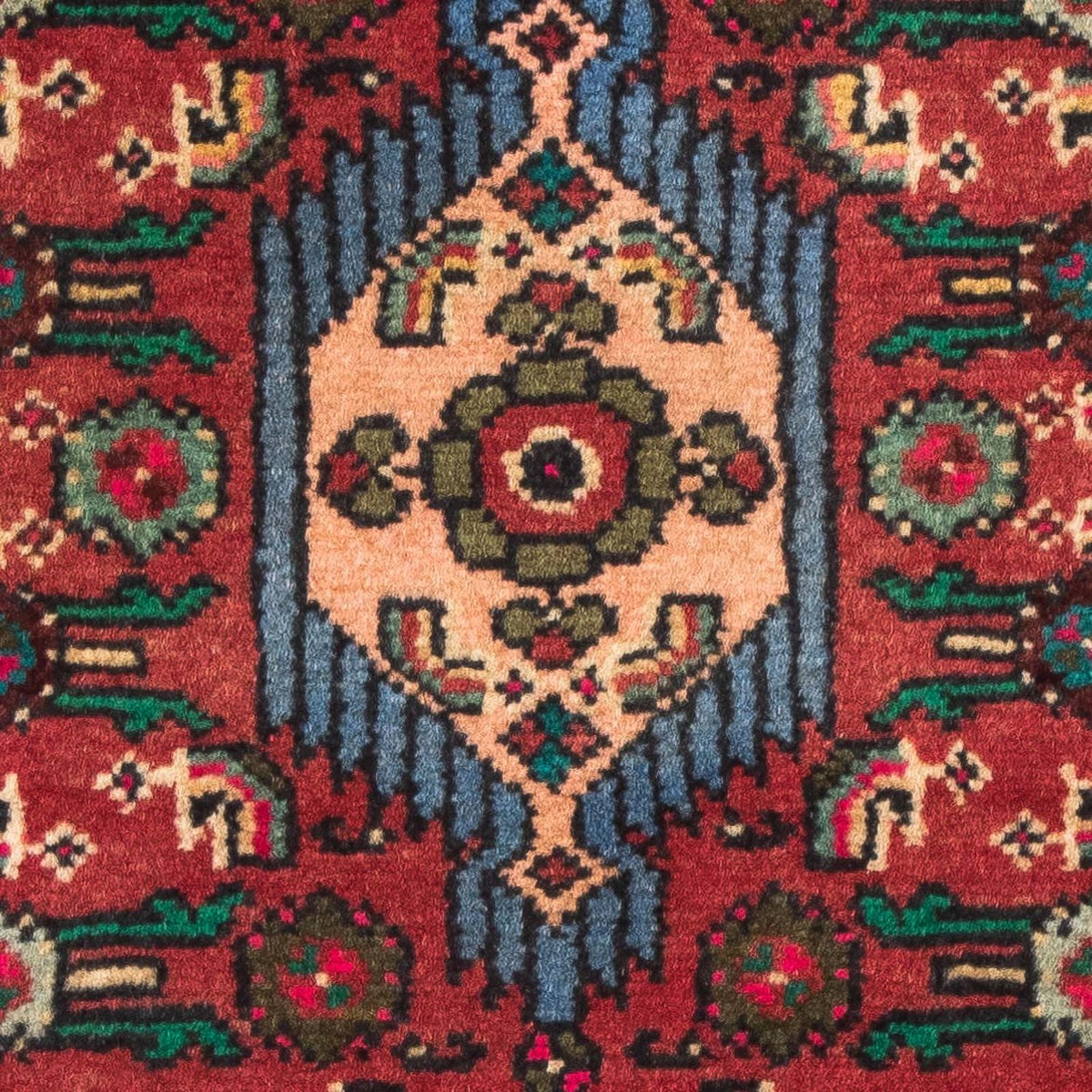 Perser Rug - Nomadic - 92 x 61 cm - dark red