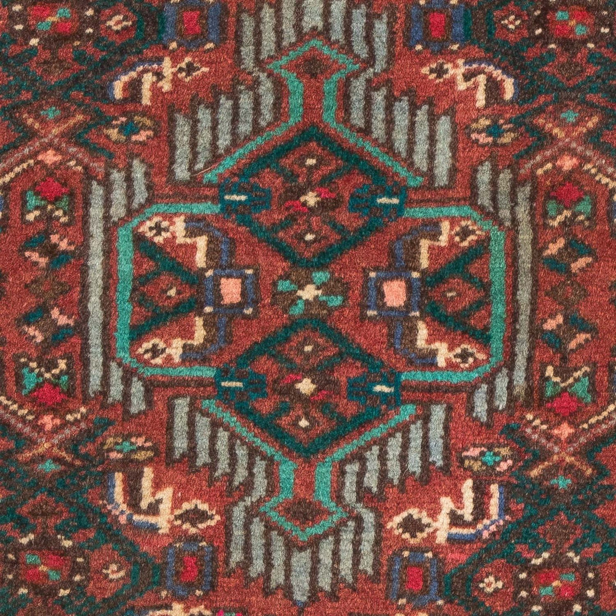 Perser Rug - Nomadic - 96 x 63 cm - dark red