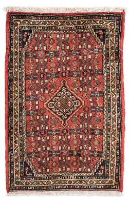 Perser Rug - Nomadic - 95 x 63 cm - dark red