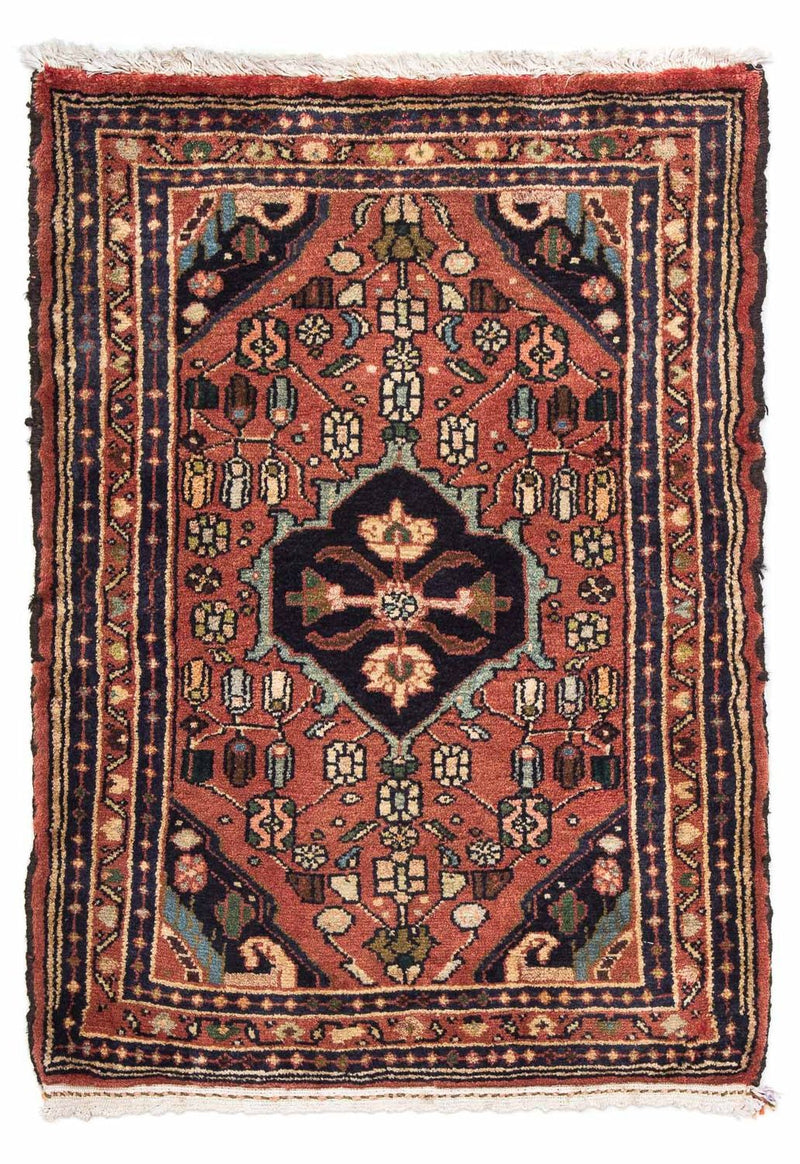 Perser Rug - Nomadic - 90 x 62 cm - rust