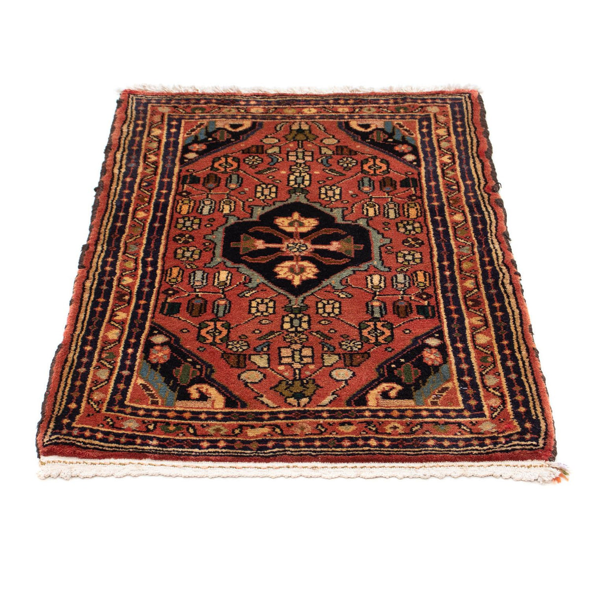 Perser Rug - Nomadic - 90 x 62 cm - rust