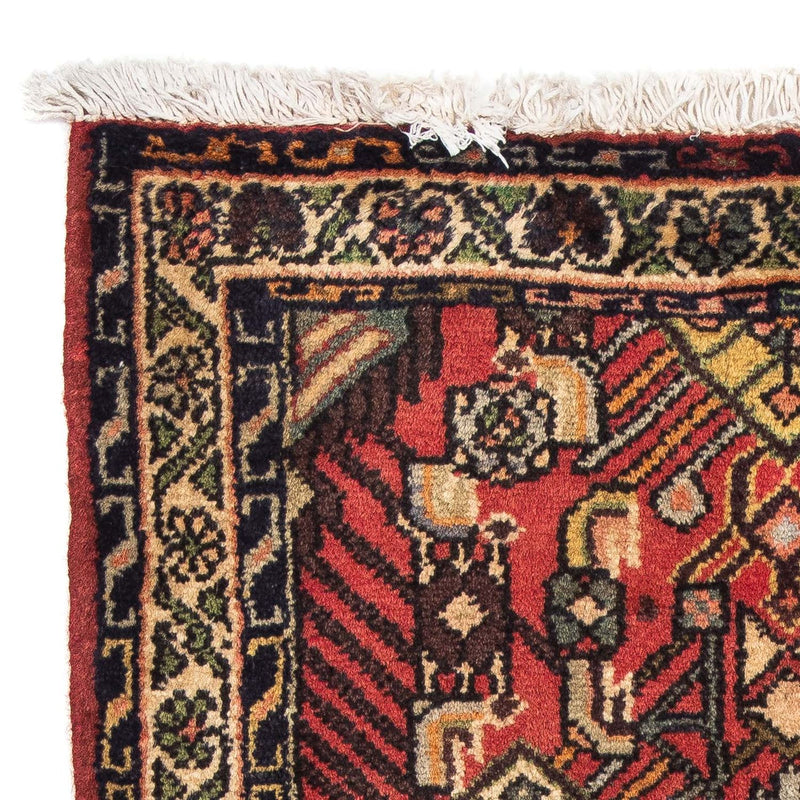 Perser Rug - Nomadic - 93 x 63 cm - dark red