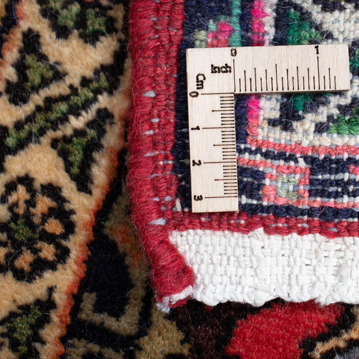 Perser Rug - Nomadic - 93 x 63 cm - dark red