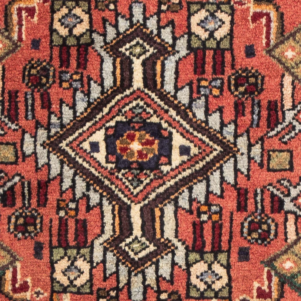 Perser Rug - Nomadic - 90 x 61 cm - light red