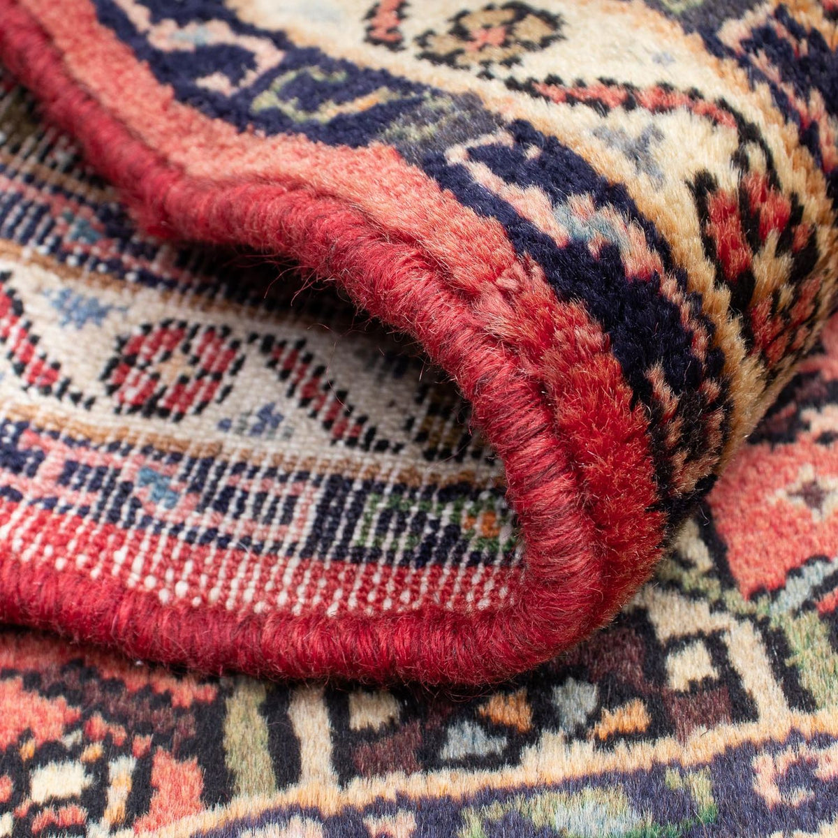 Perser Rug - Nomadic - 90 x 61 cm - light red