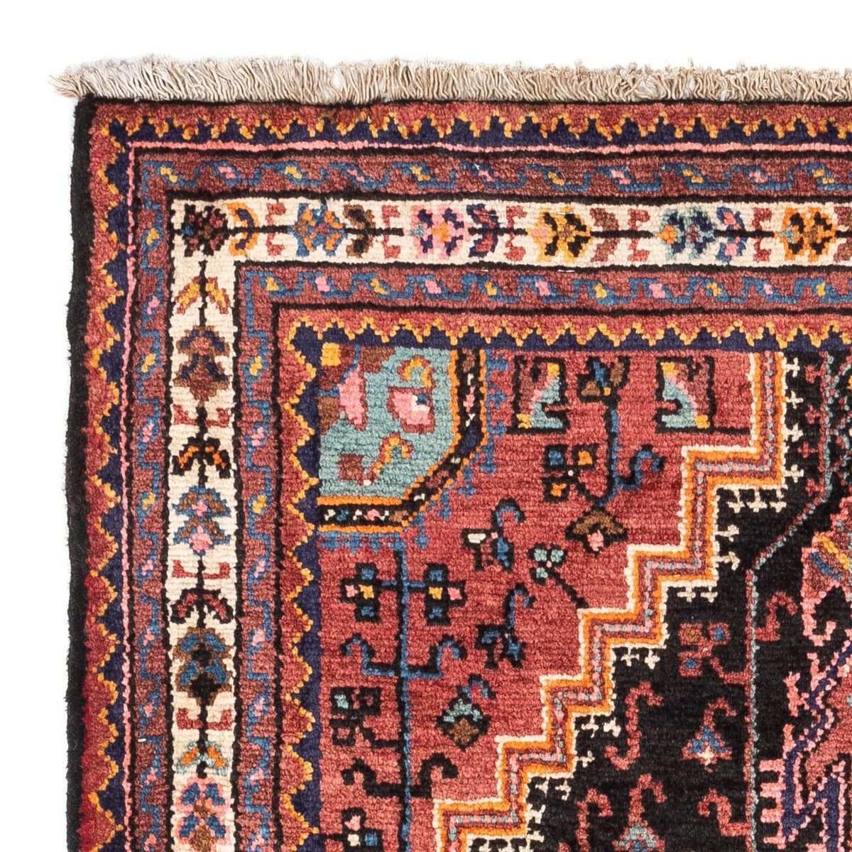 Perser Rug - Nomadic - 138 x 91 cm - light red