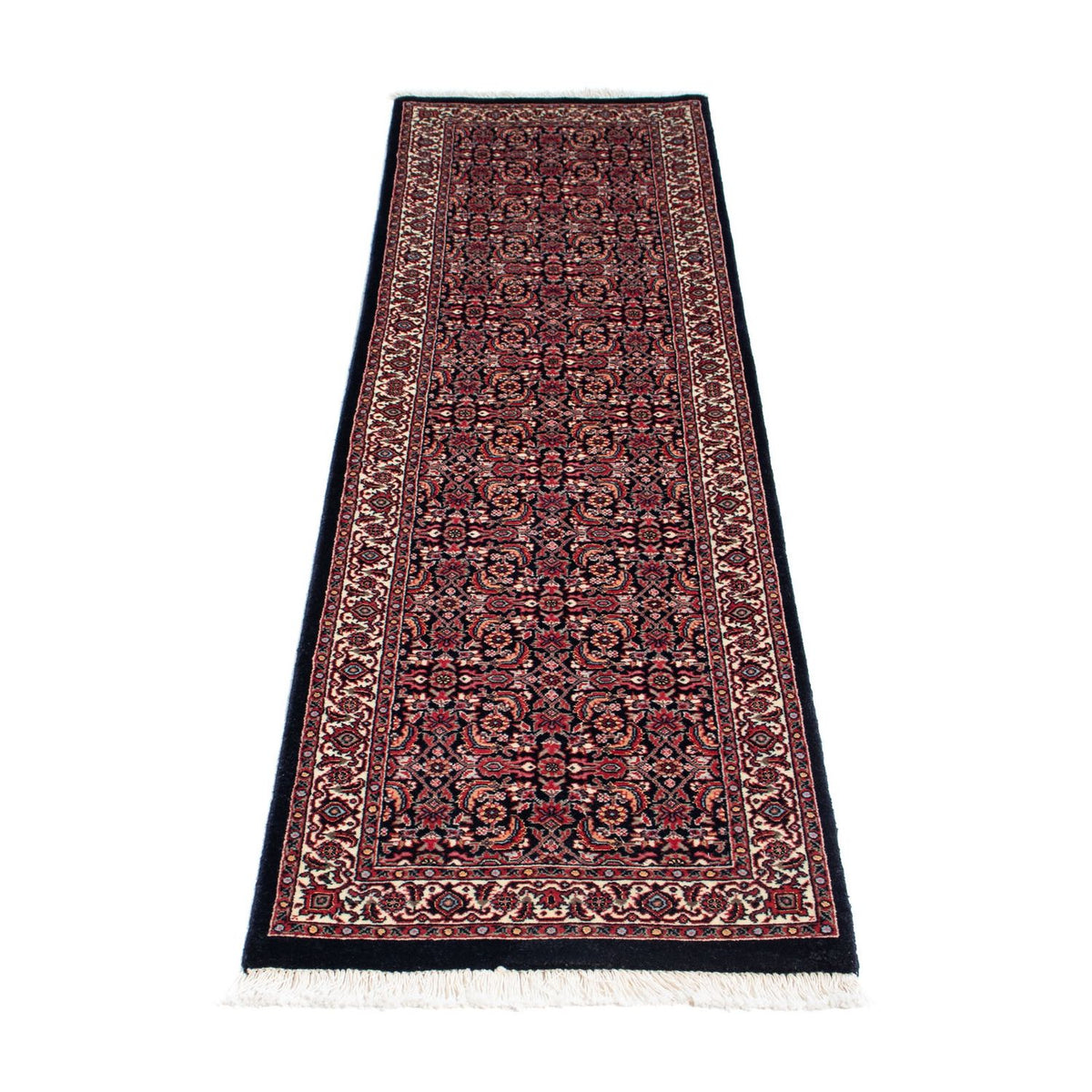 Runner Perser Rug - Bidjar - 225 x 61 cm - dark blue