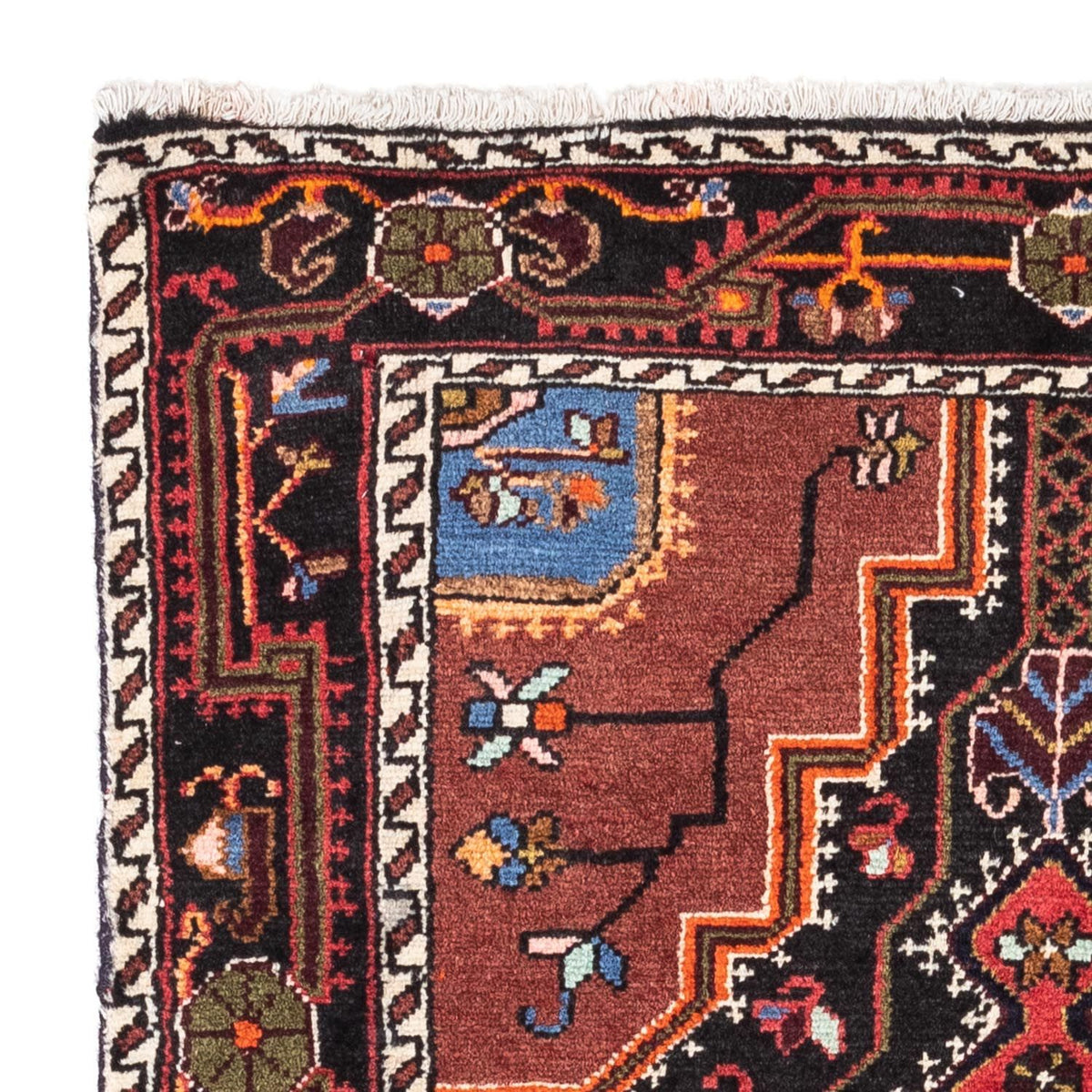 Perser Rug - Nomadic - 125 x 79 cm - dark blue