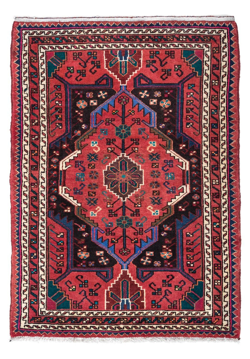 Perser Rug - Nomadic - 128 x 88 cm - red