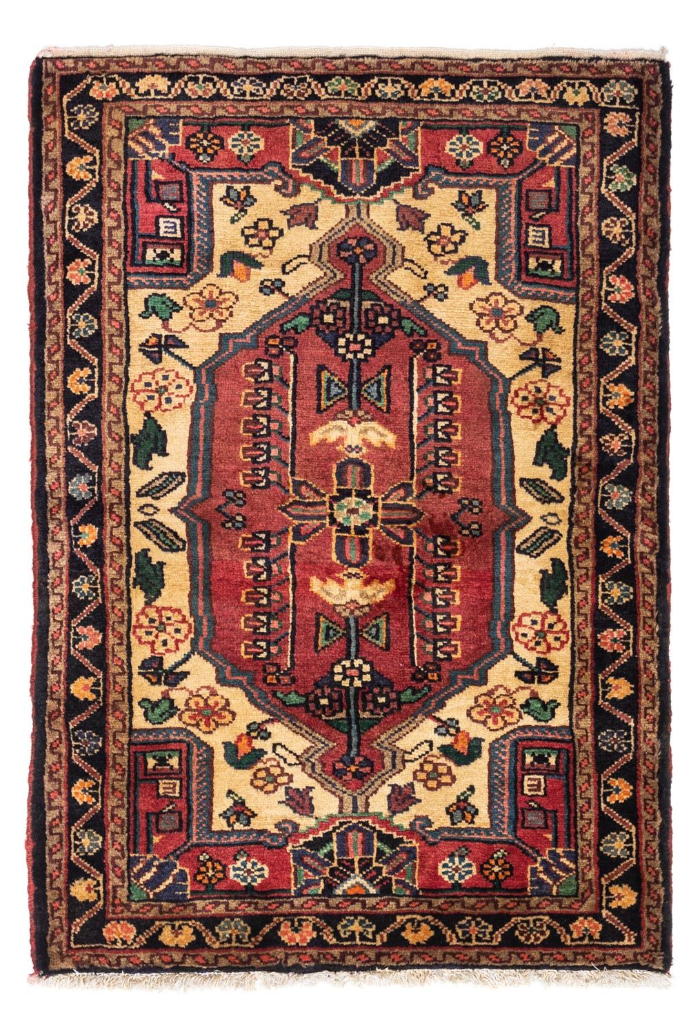 Perser Rug - Nomadic - 123 x 83 cm - red