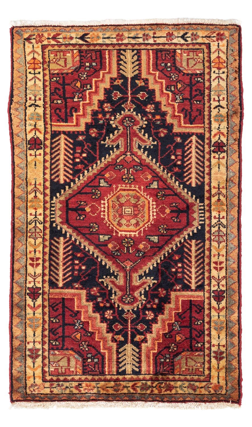 Perser Rug - Nomadic - 126 x 76 cm - red