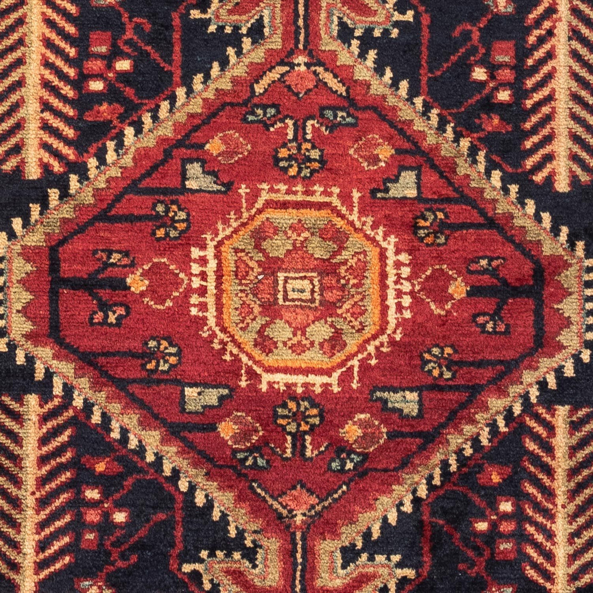 Perser Rug - Nomadic - 126 x 76 cm - red
