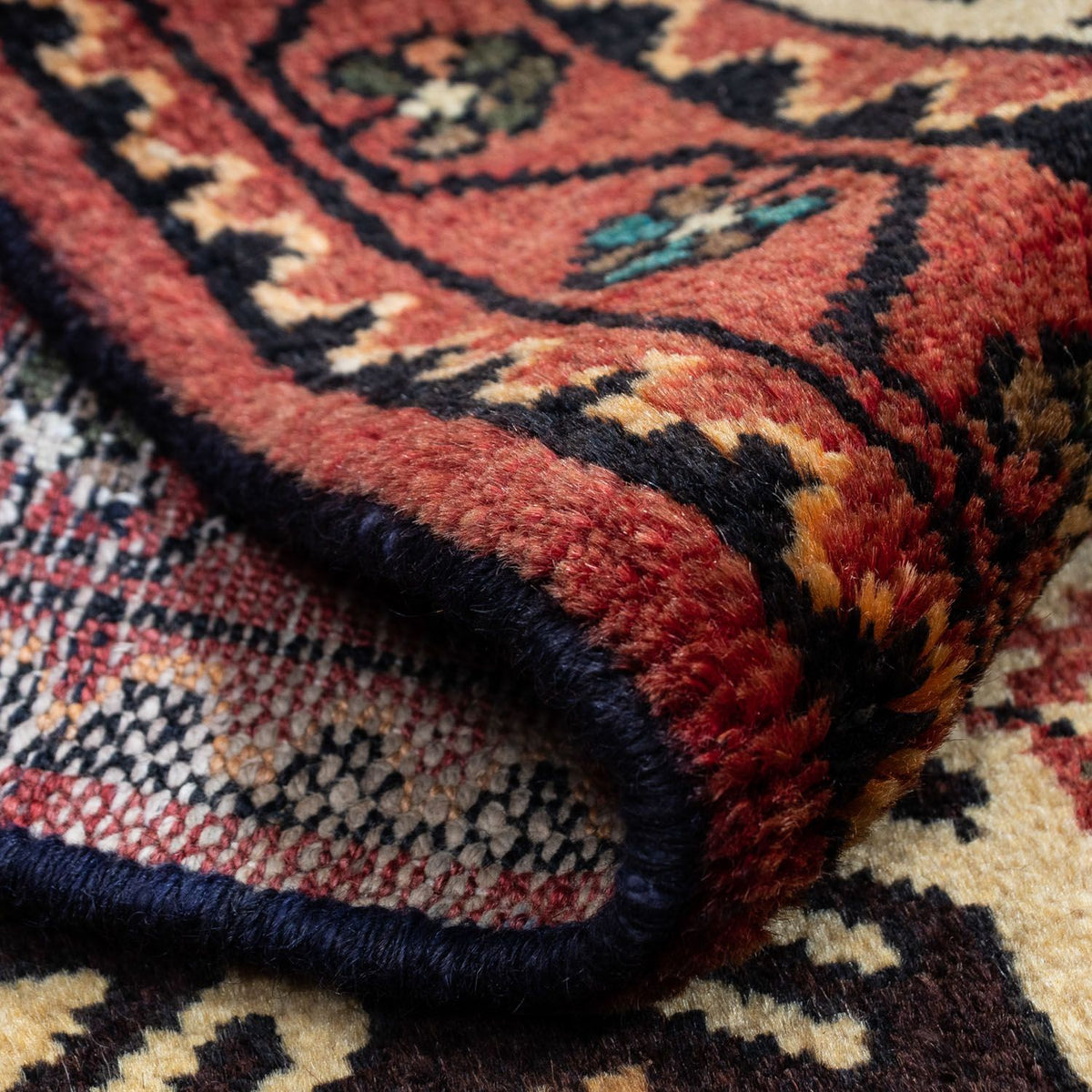 Perser Rug - Nomadic - 125 x 79 cm - beige