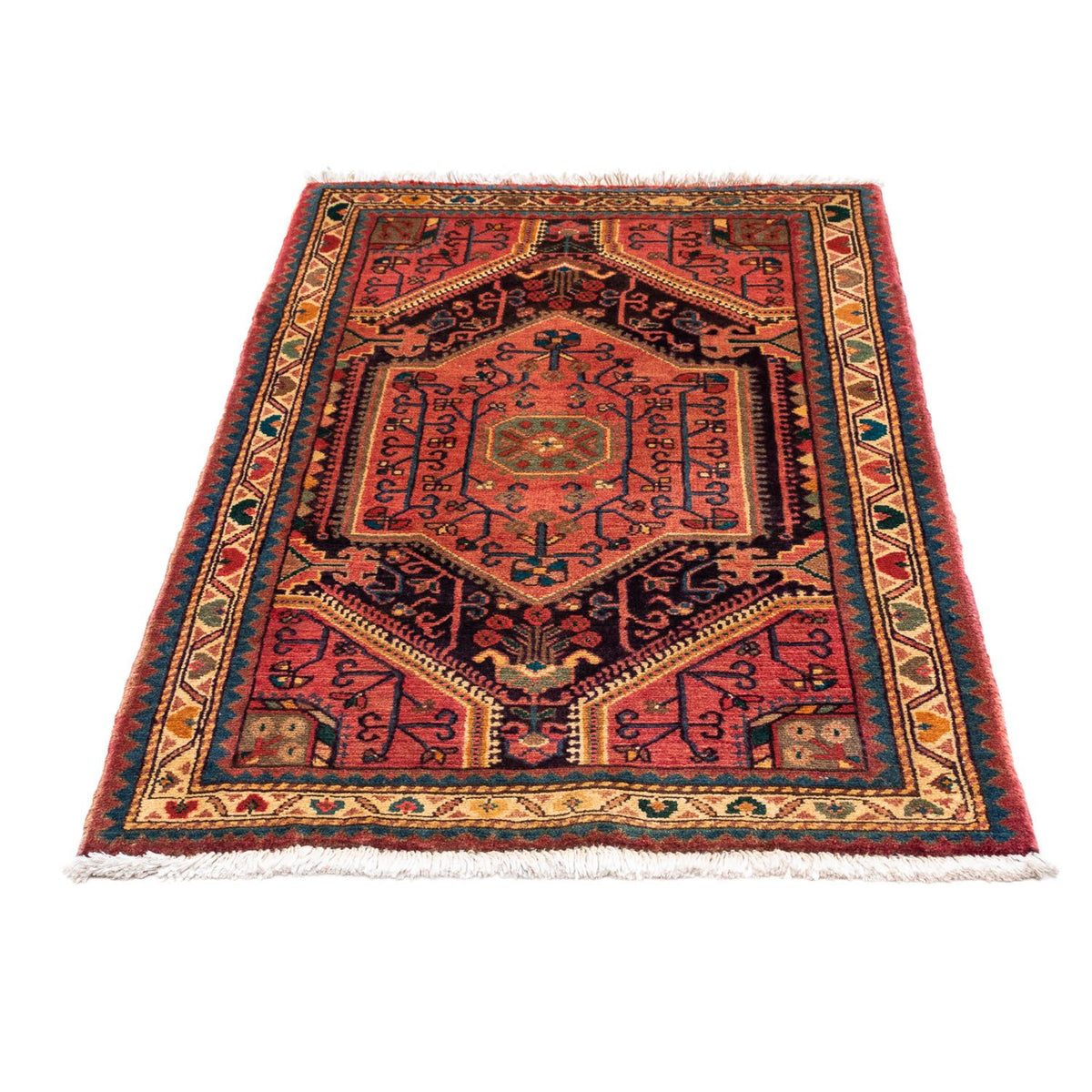 Perser Rug - Nomadic - 130 x 80 cm - light red