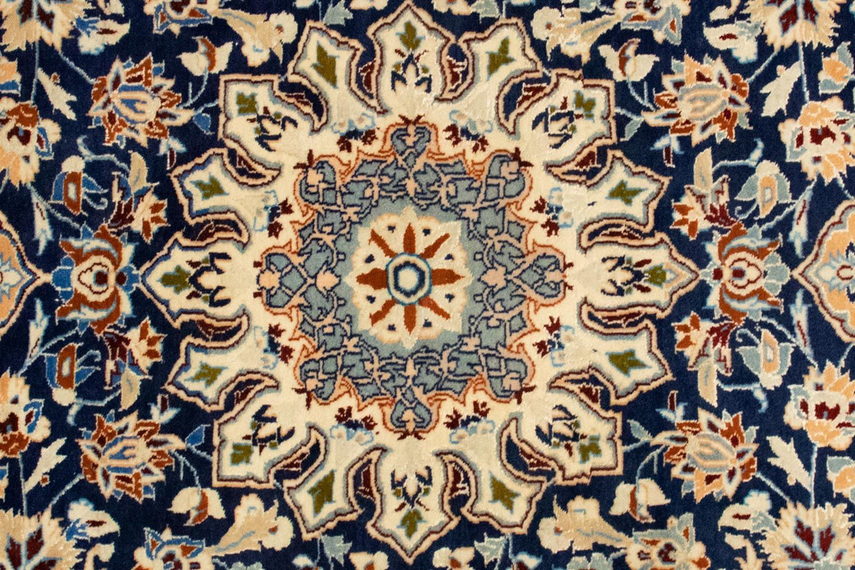 Perser Rug - Nain - Premium - 143 x 92 cm - dark blue