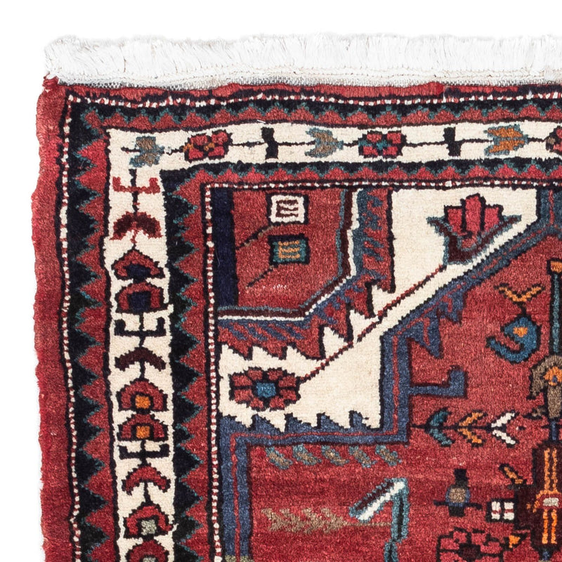 Perser Rug - Nomadic - 116 x 84 cm - dark red